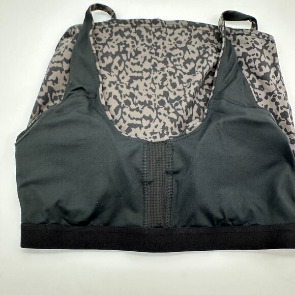 prAna Women's Chakara™ V-Neck Support Crop Tank Top, Size Small, Dark‎ Iron Wild - Picture 11 of 12